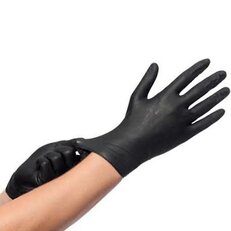 Handschoenen nitril zwart 