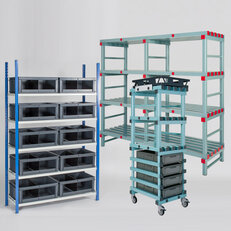 Engels Stellingen  en opslagkasten