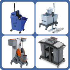 Hotelwagens, Werkwagens / Mopemmers