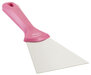 Vikan RVS Handschraper Breed 100mm Roze