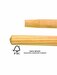 FSC Bezemsteel Hout 1500 x 28mm