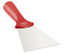 Vikan RVS Handschraper Met Schroefdraad Breed 100mm Rood