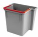 Numatic Grijze emmer 15 liter met rode hendel t.b.v. MM 3 & 4