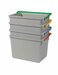 Numatic Grijze emmer 10 liter met groene hendel t.b.v. EM. 