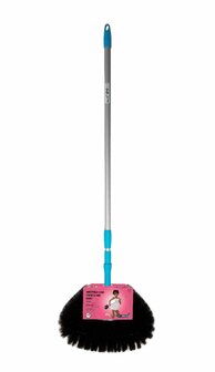 Plubo raagbol geitenhaar met telescoopsteel 1,5 meter 