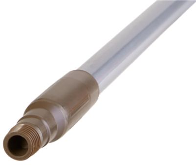 Vikan Ergo Steel Aluminium Bruin &Oslash;3,1cm 151cm