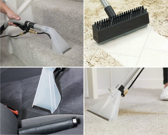 Numatic  Sproei-extractiemachine Henry Wash HVW370-2 blauw met kit AS6