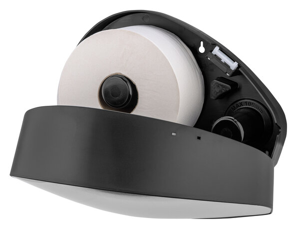 All Care PlastiQline Exclusive rvs/kunststof jumboroldispenser + restrol functie 