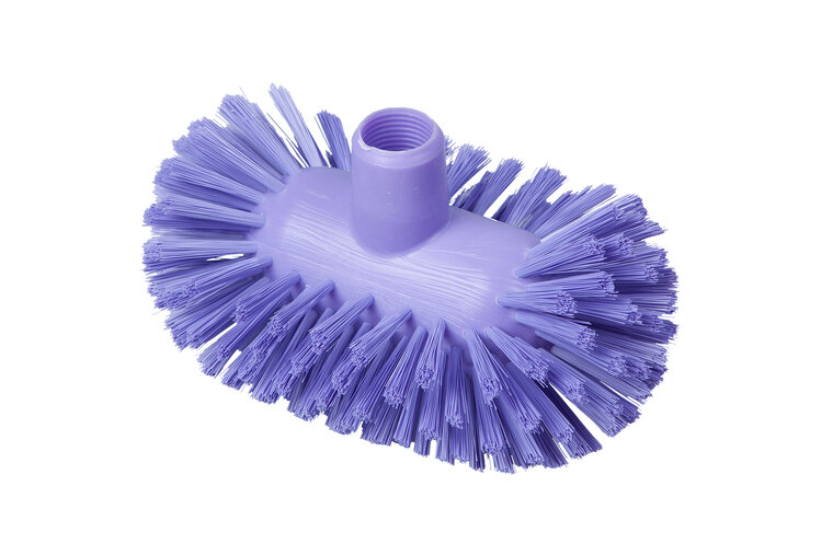  FBK kleurcode HACCP hygi&euml;nische kunststof hard tankborstel 200 x 120 mm blauw