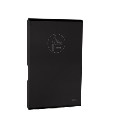 All Care Mediclinics Babyverschoontafel verticaal zwart