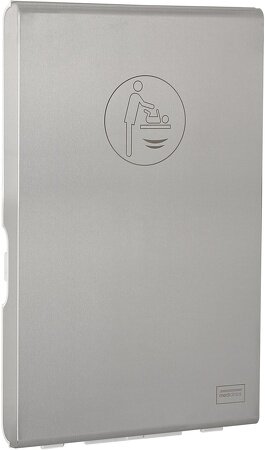 All Care Mediclinics  Babyverschoontafel verticaal RVS