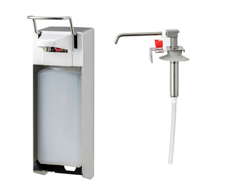 All Care MediQo-line Zeep- &amp; desinfectiemiddeldispenser 1000 ml KB RVS