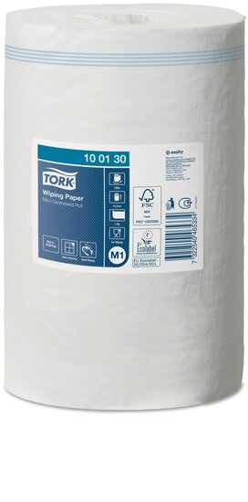Tork Wiping Mini Centerfeed Poetspapier Advanced 1-laags wit M1, 1-Laags, 11rol/doos