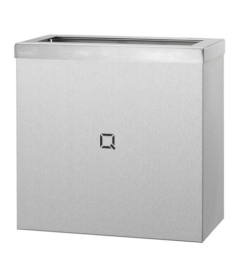 Dutch Bins RVS afvalbak open 9 li..