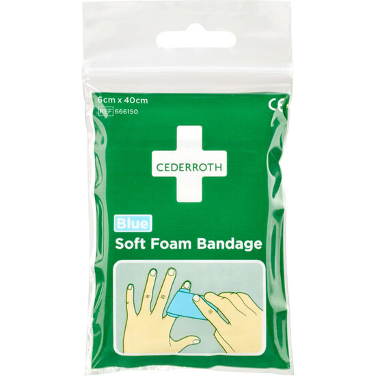 Cederroth Soft Foam Bandage Blue ..