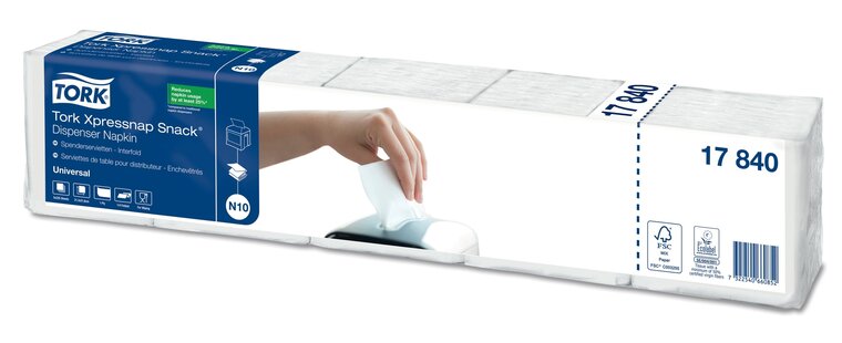 Tork Xpressnap Dispenserservet N10,  8x1.125st, 9.000st/doos