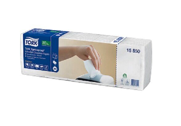 Tork Xpressnap&reg; Extra Zachte dispenserservet Premium N4 2-laags Wit &nbsp;8x1.000st, 8.000st/doos