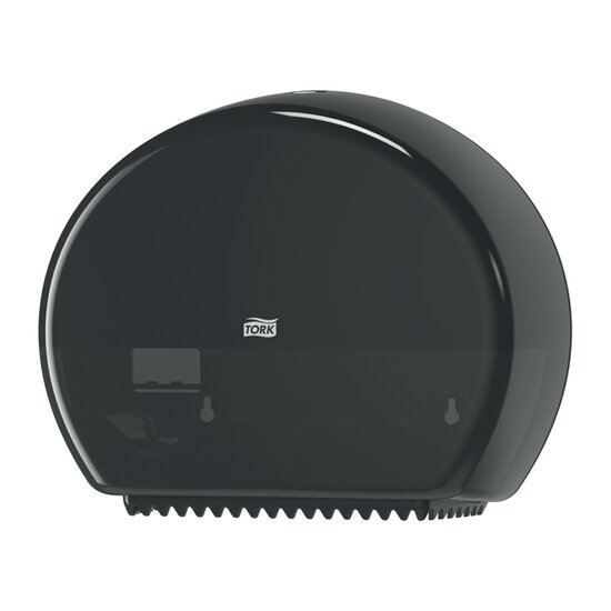 Tork Mini Jumbo Toiletpapier Dispenser T2 Zwart kunststof Elevation-Line