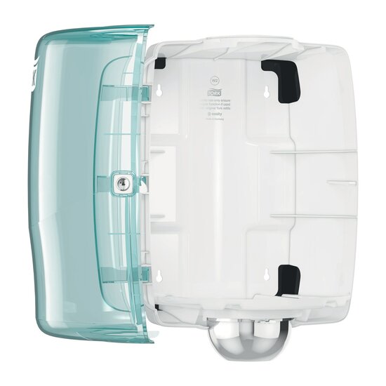 Tork Performance Combi Rol W2, Wit/Turquoise, per stuk