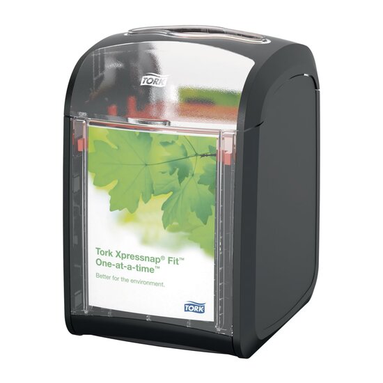 Tork Xpressnap Fit&reg; Tabletop servetdispenser N14 Zwart