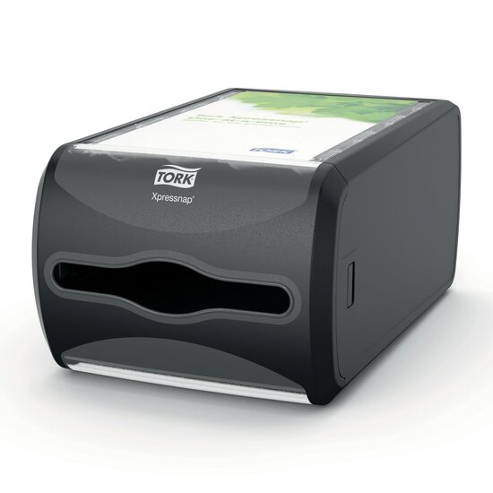 Tork Xpressnap Dispenser Counter N4 zwart, per stuk