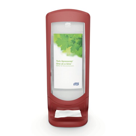 Tork Xpressnap Dispenser Stand N4 rood, per stuk 