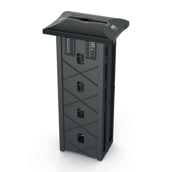 Tork Xpressnap Dispenser In Counter N4 zwart, per stuk