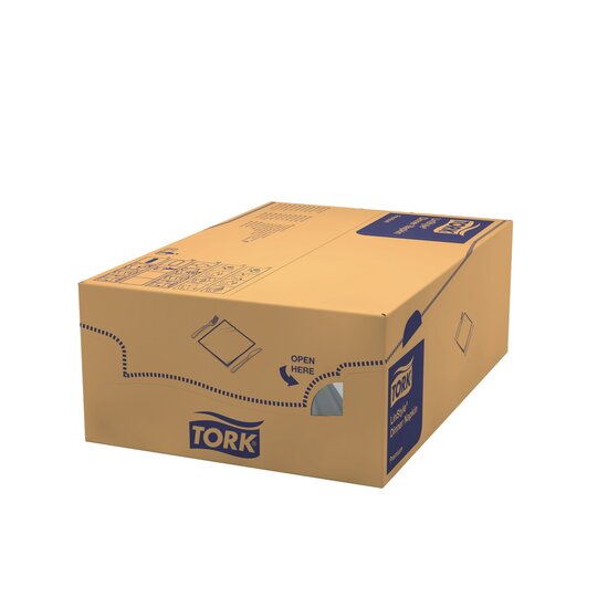 Tork Linstyle  Premium servet 1/4 vouw 1-Laags Grijs, 12x50st, 600st/doos