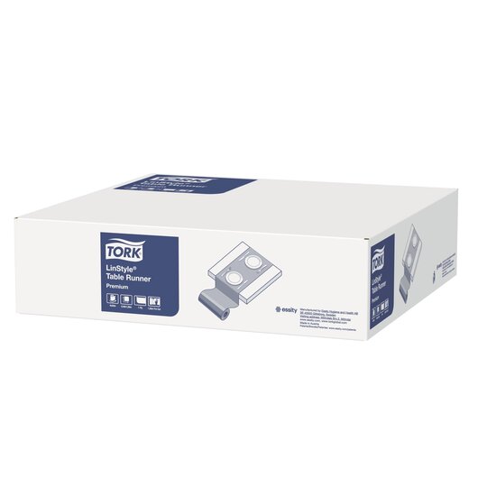 Tork LinStyle Tafelloper Premium, 1-laags, Bordeauxrood , 24mtr/40cm, rol/20vel, 4rol/doos