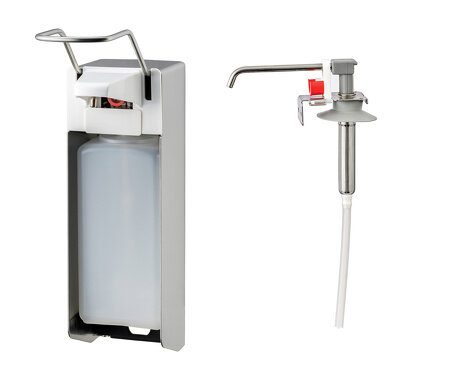 All Care MediQo-line Zeep- &amp; desinfectiemiddeldispenser 1000 ml LB RVS