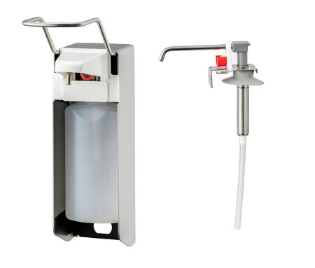 All Care MediQo-line Zeep- &amp; desinfectiemiddeldispenser 500 ml LB RVS