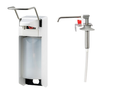 All Care MediQo-line Zeep- &amp; desinfectiemiddeldispenser 500 ml LB wit