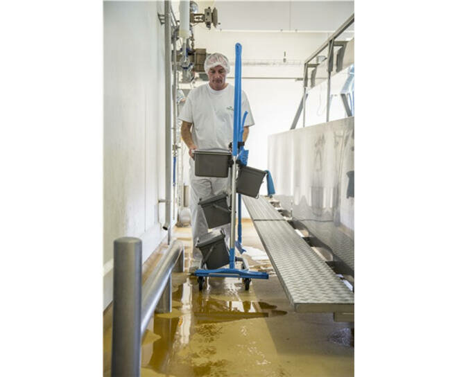 Vikan Ultra Hygi&euml;ne Vloertrekker Blauw 70cm