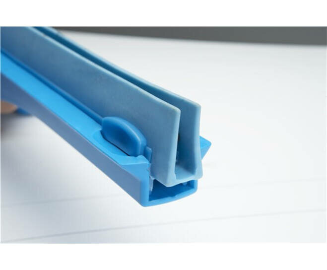 Vikan Hygi&euml;ne Vloertrekker Flexibele Hals Met Vervangcassette Blauw 40cm