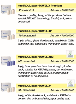 papier voor touchtowel hagleitner