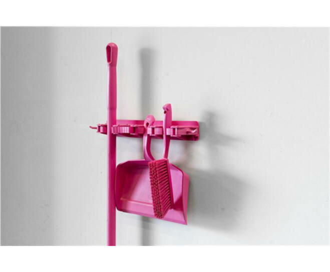 Vikan Ergo Steel Ultra Hygi&euml;nisch Roze &Oslash;32mm 1500mm