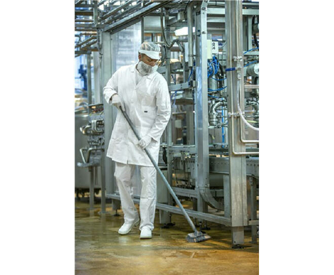 Vikan Ergo Steel Ultra Hygi&euml;nisch Grijs &Oslash;32mm 1500mm