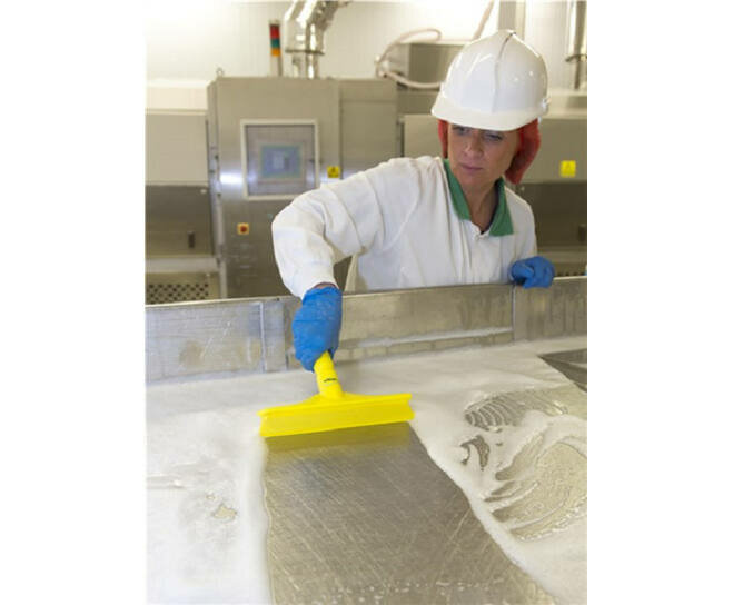 Vikan Ultra Hygi&euml;ne Handtrekker Geel 245mm 