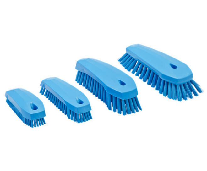 Vikan Hygi&euml;ne Harde Nagel/Werkborstel Klein S 130mm Blauw