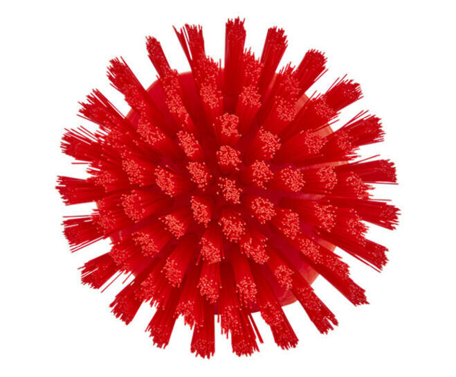 Vikan Harde Ronde Werkborstel 110mm Rood