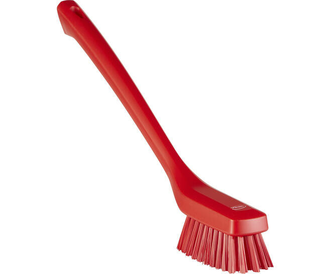 Vikan Lange Afwasborstel Met Smalle Borstel 420mm Rood
