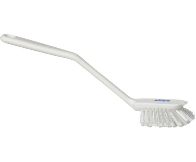 Vikan Medium Vaatborstel Met Schraabrand 280mm Wit