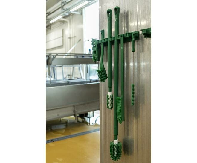 Vikan Ultra Smalle Borstel Met Lange Steel 600mm Groen