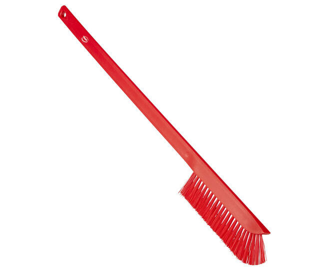 Vikan Ultra Smalle Borstel Met Lange Steel 600mm Rood