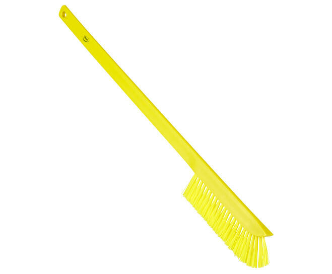 Vikan Ultra Smalle Borstel Met Lange Steel 600mm Geel