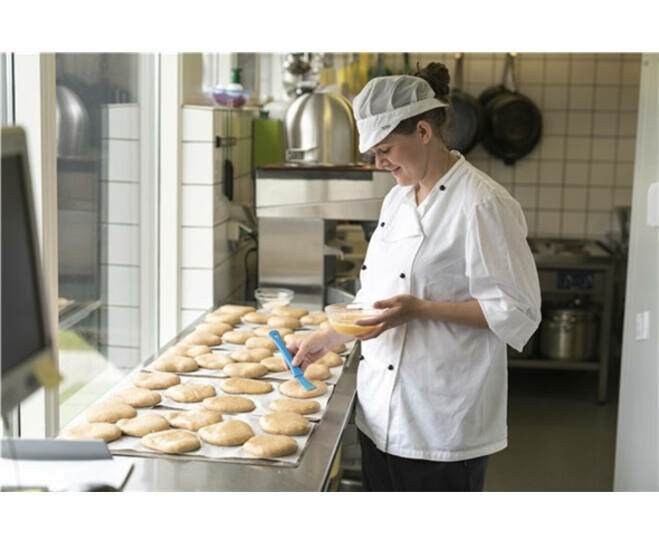 Vikan UST Zachte Glaceerborstel 30mm Blauw