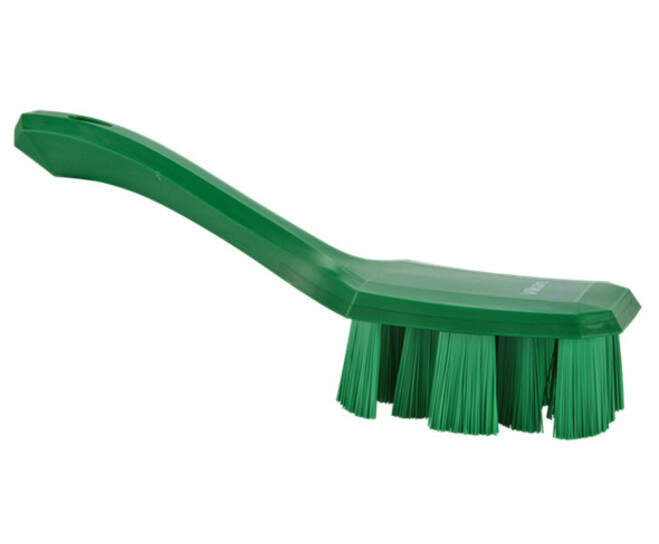 Vikan UST Afwasborstel Korte Steel Hard 260mm Groen