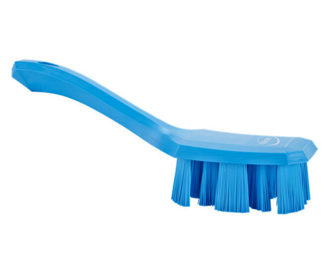 Vikan UST Afwasborstel Korte Steel Hard 260mm Blauw