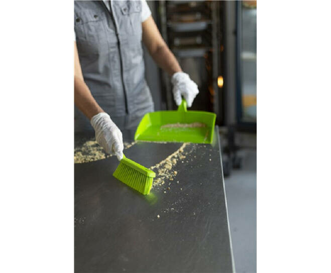 Vikan Handveger Zachte Vezel 330mm Limoen