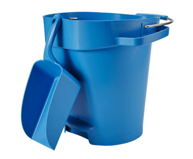 Vikan 20L Emmer Met Schenktuit en Maatverdeling Blauw